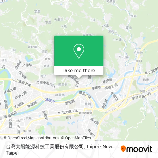 台灣太陽能源科技工業股份有限公司地圖