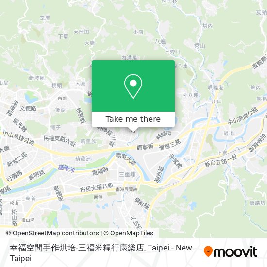 幸福空間手作烘培-三福米糧行康樂店 map