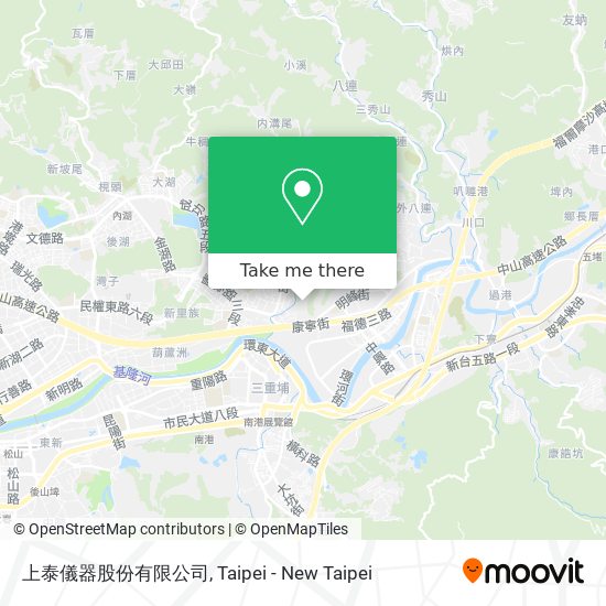 上泰儀器股份有限公司 map