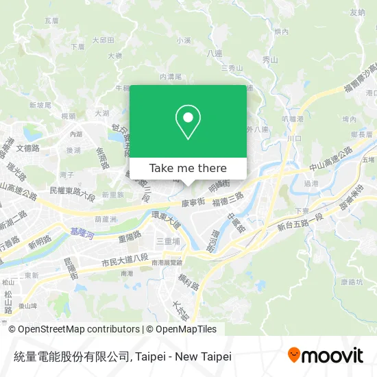 統量電能股份有限公司 map