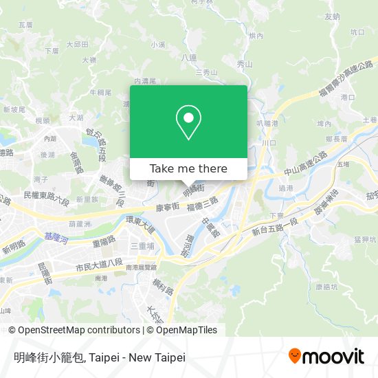 明峰街小籠包地圖