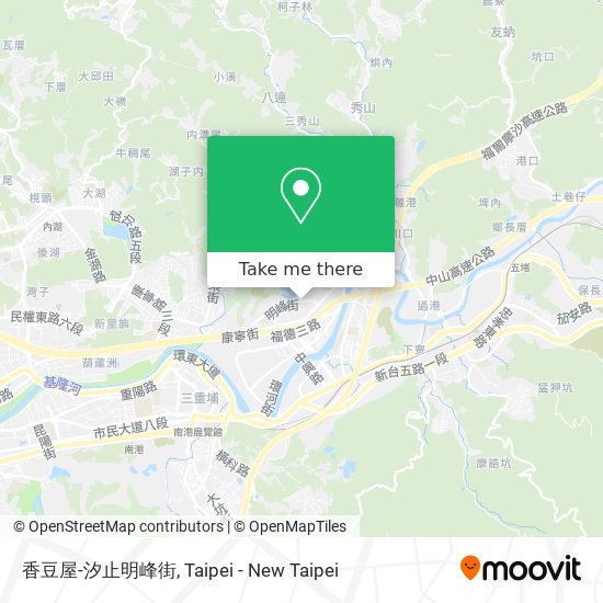 香豆屋-汐止明峰街地圖