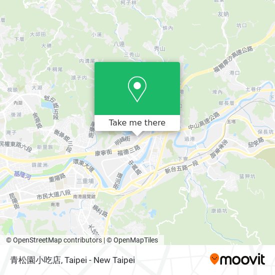 青松園小吃店 map