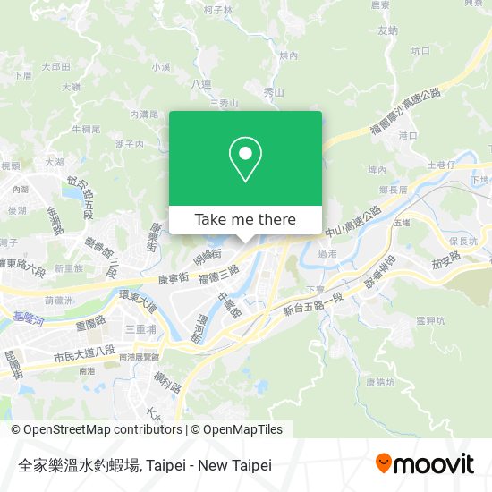 全家樂溫水釣蝦場地圖