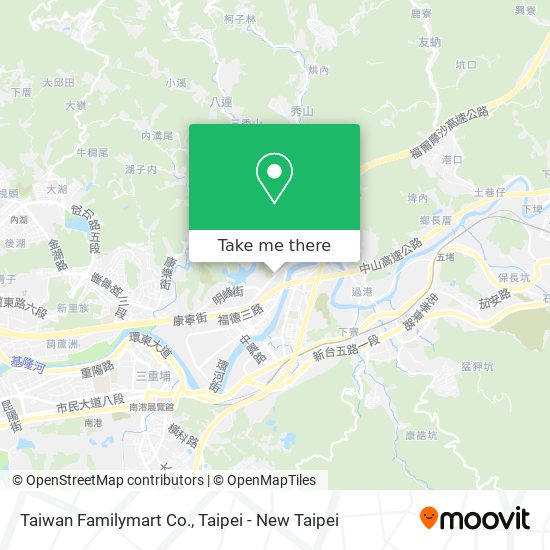 Taiwan Familymart Co. map