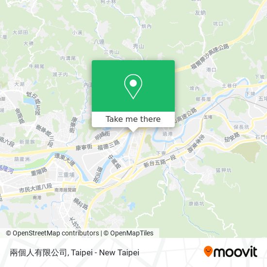 兩個人有限公司 map