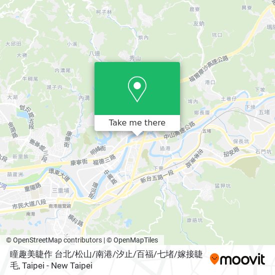 瞳趣美睫作 台北/松山/南港/汐止/百福/七堵/嫁接睫毛 map