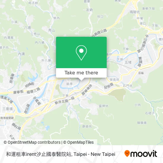 和運租車irent汐止國泰醫院站 map