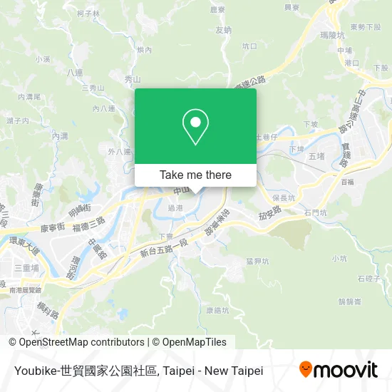 Youbike-世貿國家公園社區 map