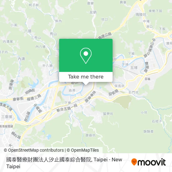 國泰醫療財團法人汐止國泰綜合醫院 map