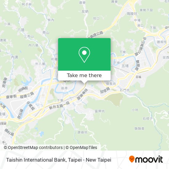 Taishin International Bank map