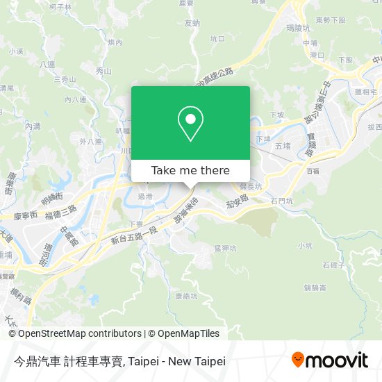 今鼎汽車 計程車專賣地圖