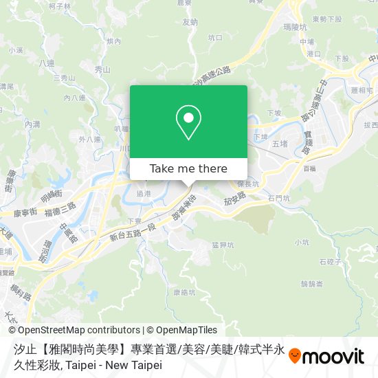 汐止【雅閣時尚美學】專業首選/美容/美睫/韓式半永久性彩妝 map