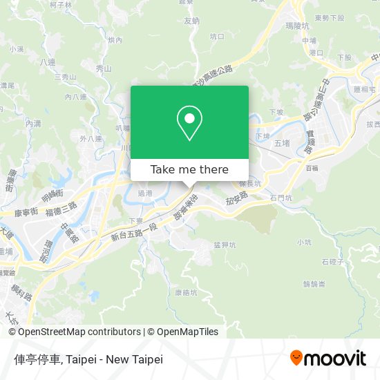 俥亭停車 map