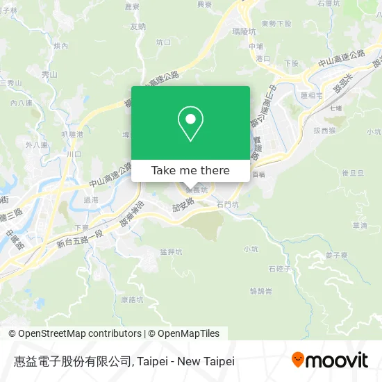 惠益電子股份有限公司地圖