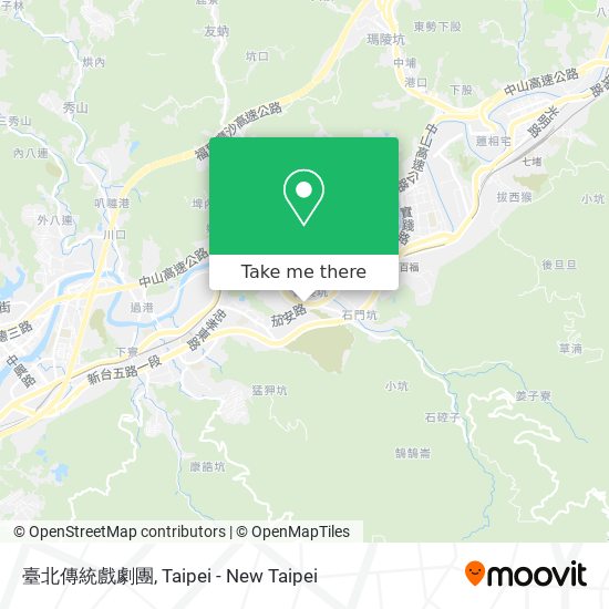 臺北傳統戲劇團 map