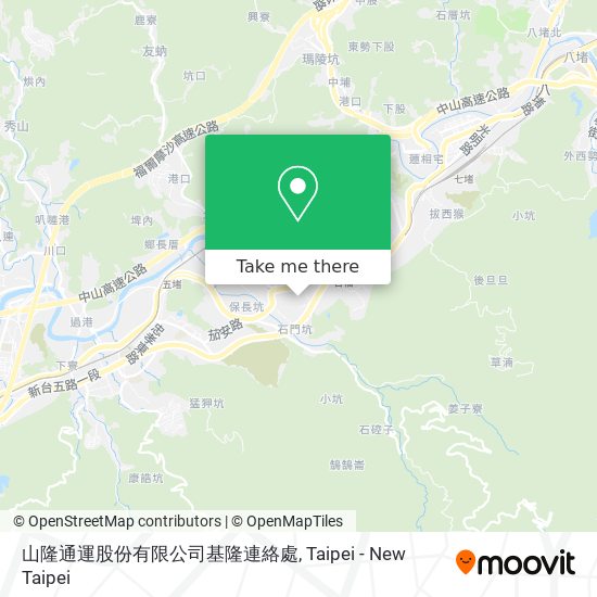 山隆通運股份有限公司基隆連絡處地圖