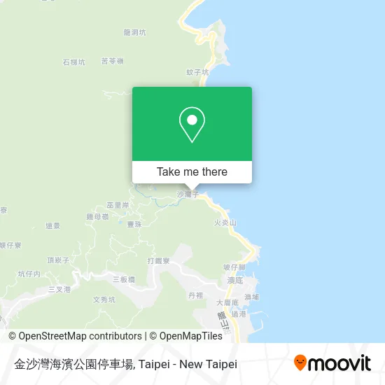 金沙灣海濱公園停車場 map