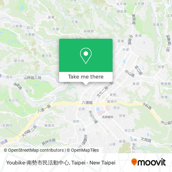 Youbike-南勢市民活動中心 map