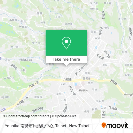 Youbike-南勢市民活動中心 map