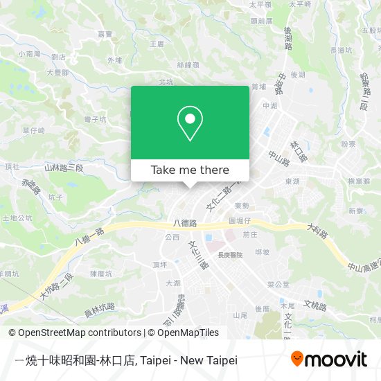 ㄧ燒十味昭和園-林口店地圖