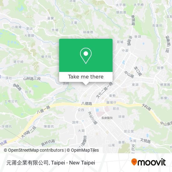 元莆企業有限公司 map