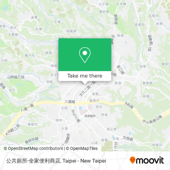 公共廁所-全家便利商店地圖