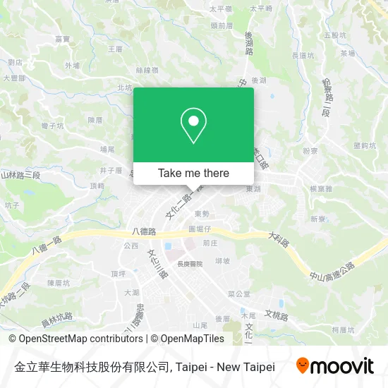 金立華生物科技股份有限公司地圖