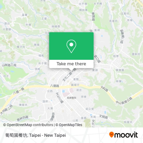 葡萄園餐坊地圖