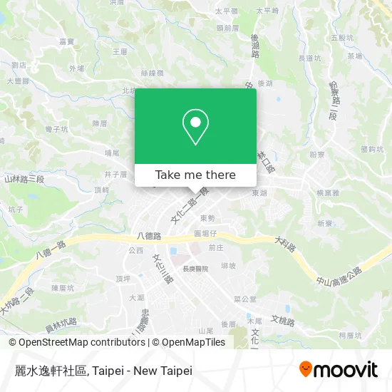 麗水逸軒社區 map