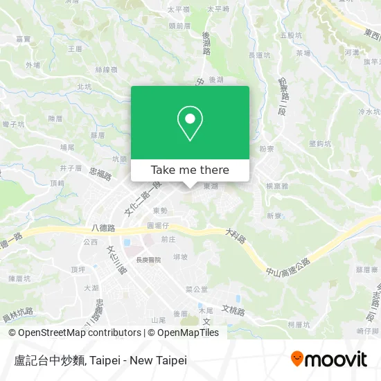 盧記台中炒麵 map