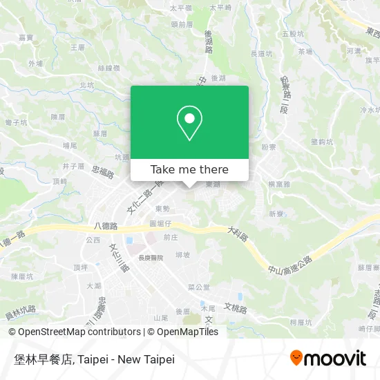 堡林早餐店地圖