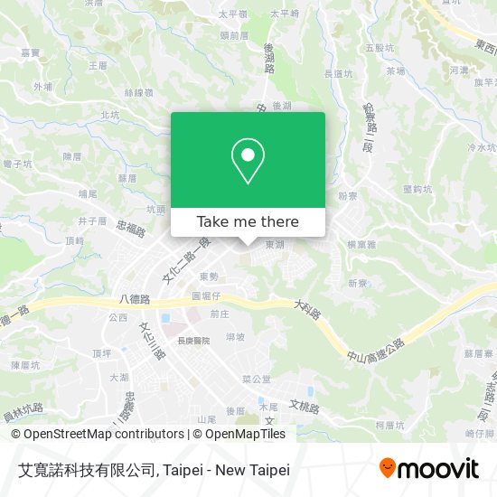 艾寬諾科技有限公司 map