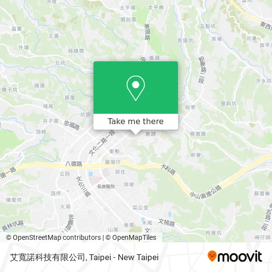 艾寬諾科技有限公司地圖