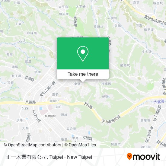 正一木業有限公司 map