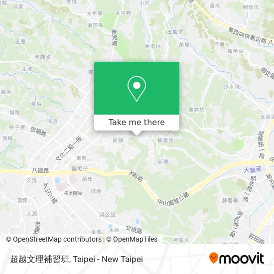 超越文理補習班 map