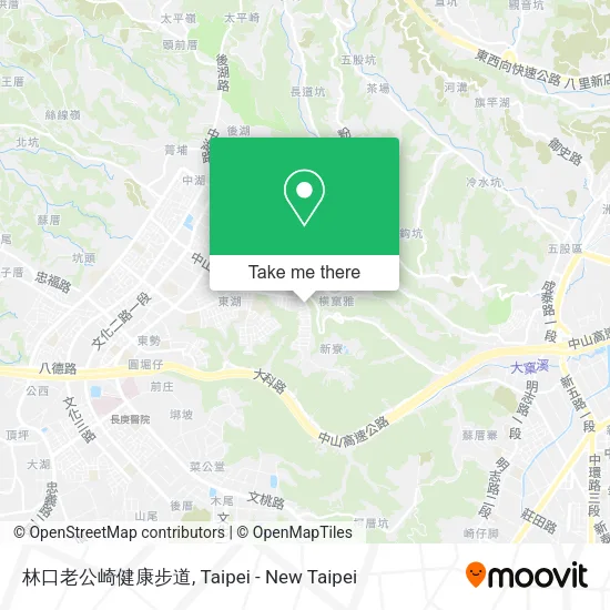 林口老公崎健康步道 map