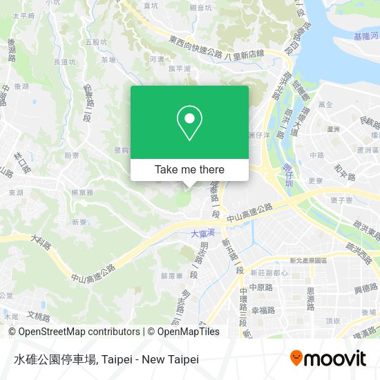 水碓公園停車場地圖