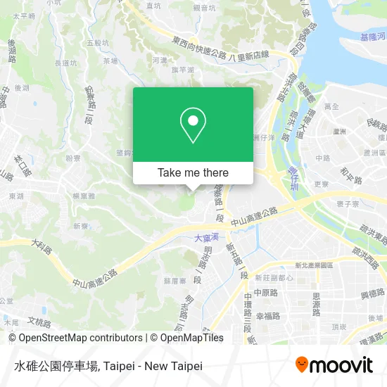 水碓公園停車場地圖