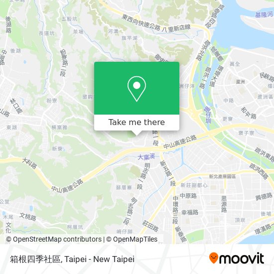 箱根四季社區 map