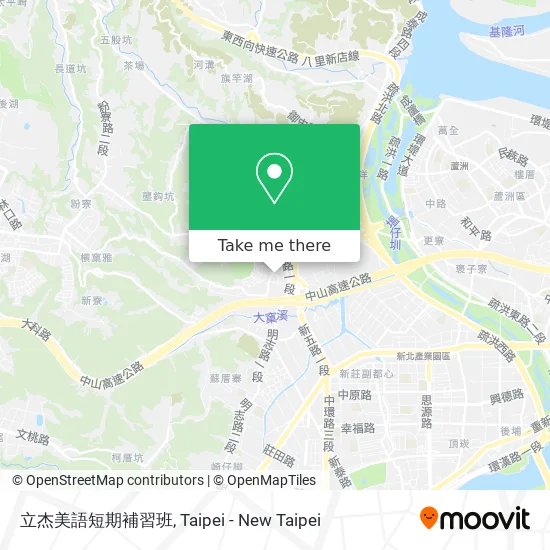 立杰美語短期補習班地圖