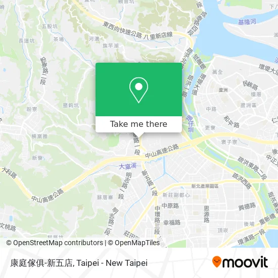 康庭傢俱-新五店地圖
