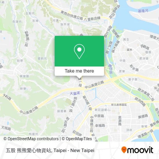 五股 熊熊愛心物資站地圖
