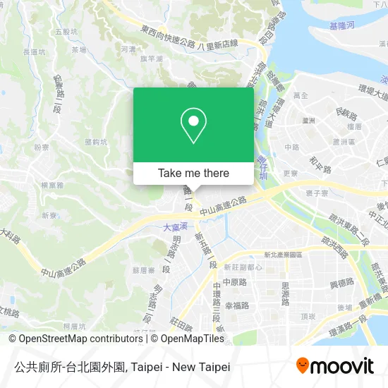 公共廁所-台北園外園地圖