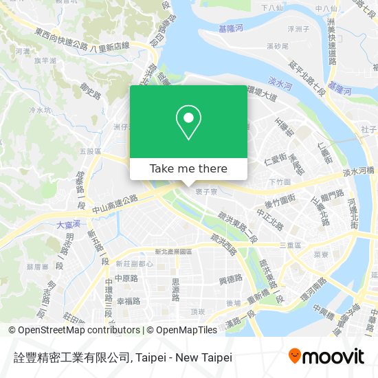 詮豐精密工業有限公司地圖