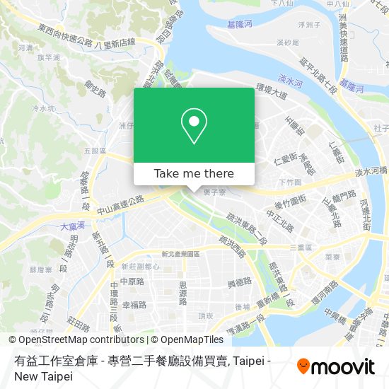 有益工作室倉庫 - 專營二手餐廳設備買賣地圖