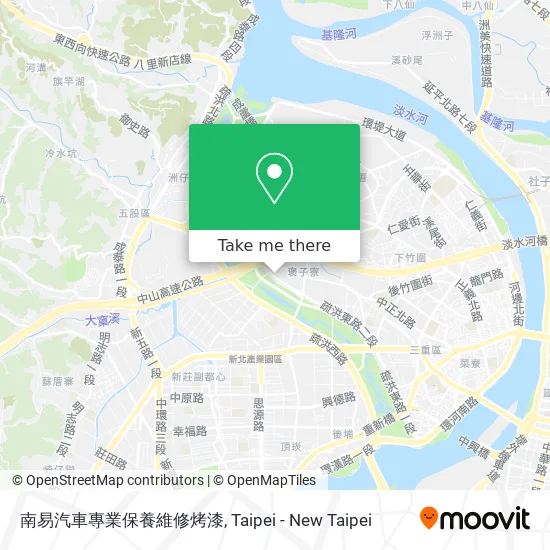 南易汽車專業保養維修烤漆 map
