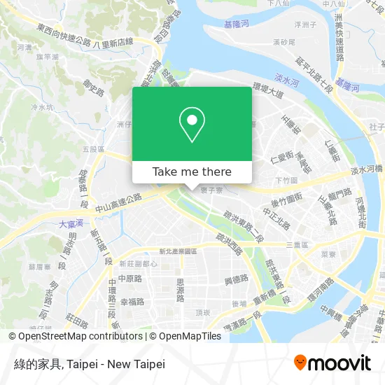 綠的家具 map