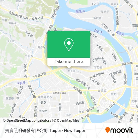 寶慶照明研發有限公司地圖