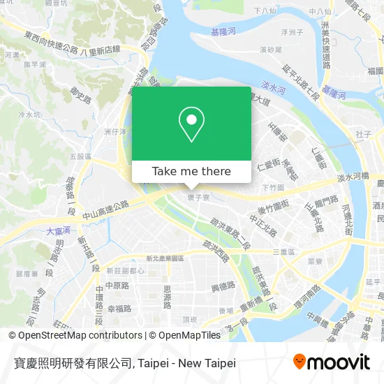 寶慶照明研發有限公司地圖